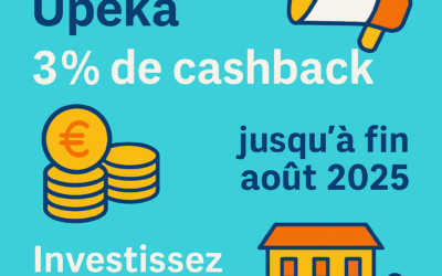 SCPI Upeka : 3 % de cashback jusqu’à fin août 2025 – Investissez sans frais d’entrée