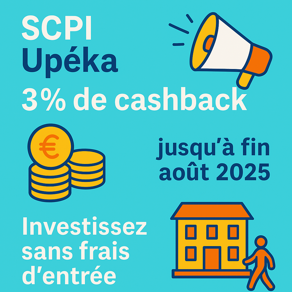 SCPI UPEKA - SEPIA Investissement - Cashback