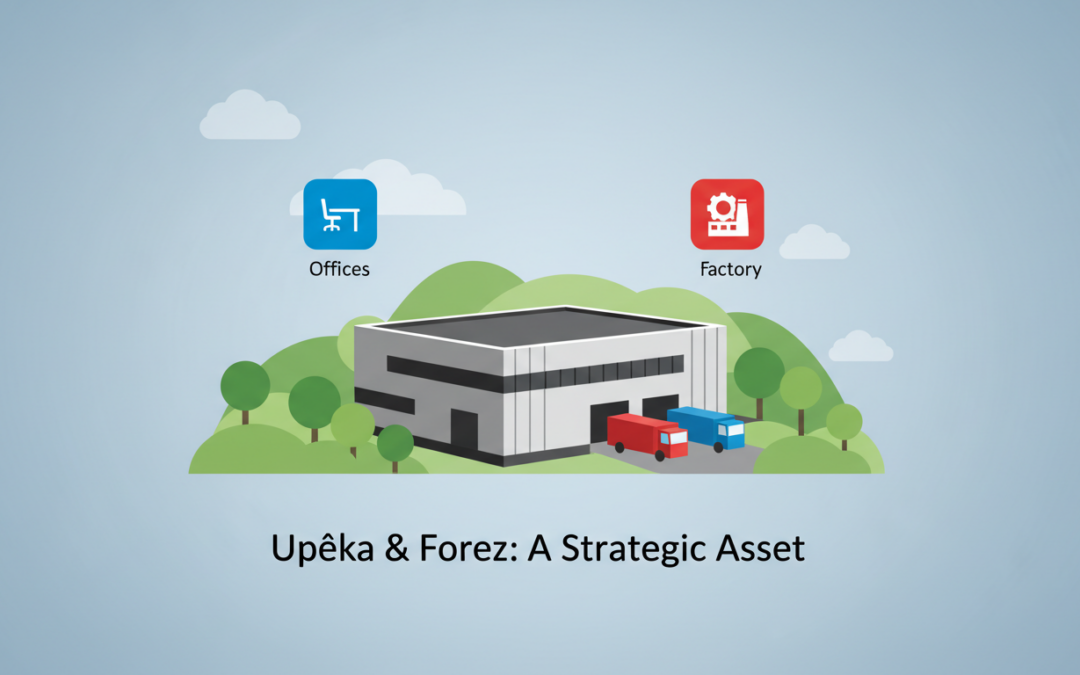 La SCPI Upêka déploie 8 560 m² dans le Forez grâce à une opération de sale and lease-back