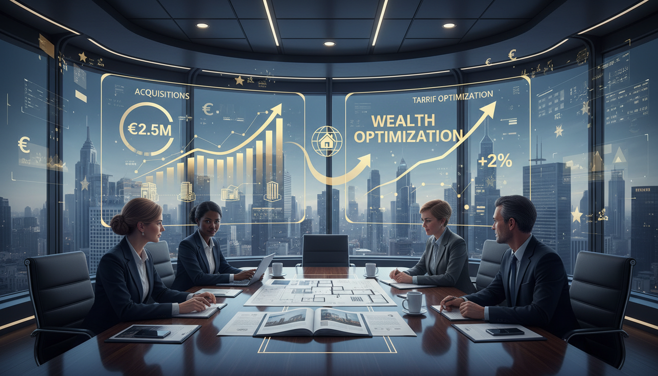 optimale annonce une augmentation de 2 % des tarifs après avoir réalisé avec succès des acquisitions totalisant 2,5 millions d'euros.