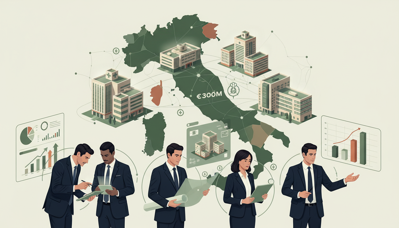 bnp paribas reim renforce sa présence en italie en acquérant un portefeuille santé d'une valeur de 300 millions d'euros, témoignant de sa stratégie de croissance internationale.