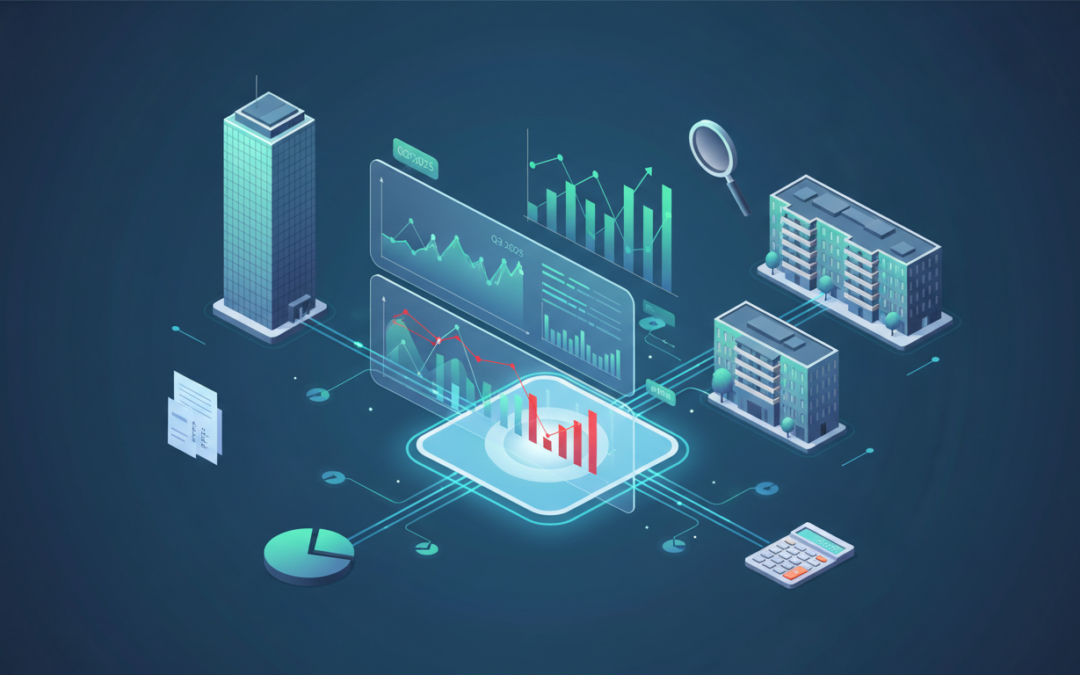 Quelles unités de compte immobilières ont connu les plus fortes variations de collecte au 3e trimestre 2025 ?