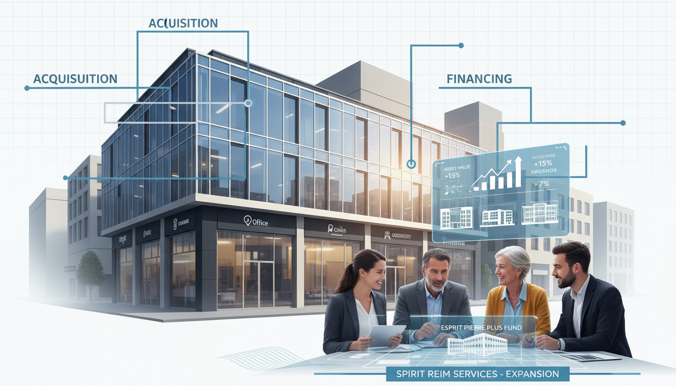 Spirit REIM Services s’implante à Gleizé avec l’acquisition de locaux d’activité pour le fonds Esprit Pierre Plus spirit reim services s'installe à gleizé grâce à l'acquisition de locaux d'activité pour le fonds esprit pierre plus, renforçant ainsi sa présence locale et son développement immobilier.