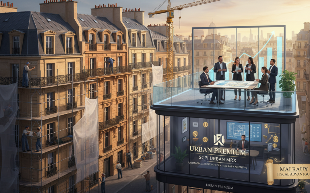 Urban Premium dévoile la SCPI Urban MRX, une opportunité unique de restauration patrimoniale bénéficiant du dispositif fiscal Malraux