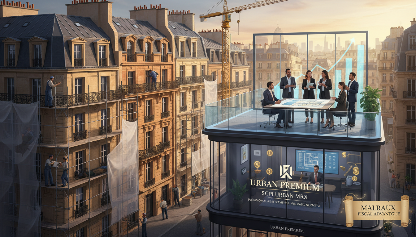 découvrez la scpi urban mrx d'urban premium, une opportunité unique de restauration patrimoniale avec les avantages fiscaux du dispositif malraux. investissez dans un patrimoine de caractère tout en optimisant votre fiscalité.