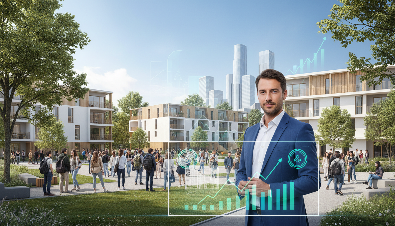 consultim partners annonce la mise en vente de 100 logements étudiants sur le nouveau campus vatel à dijon, offrant des solutions d'hébergement modernes et adaptées aux étudiants.