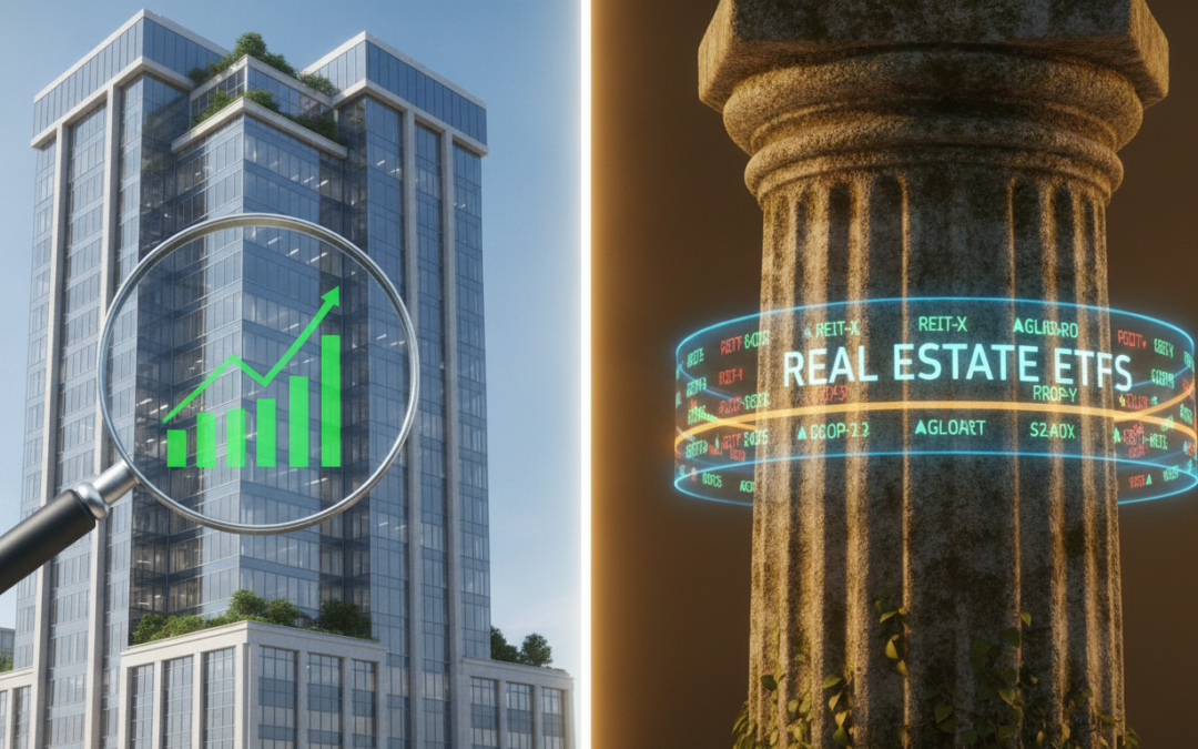 SCPI ou ETF immobilier : deux approches distinctes pour investir dans la pierre-papier